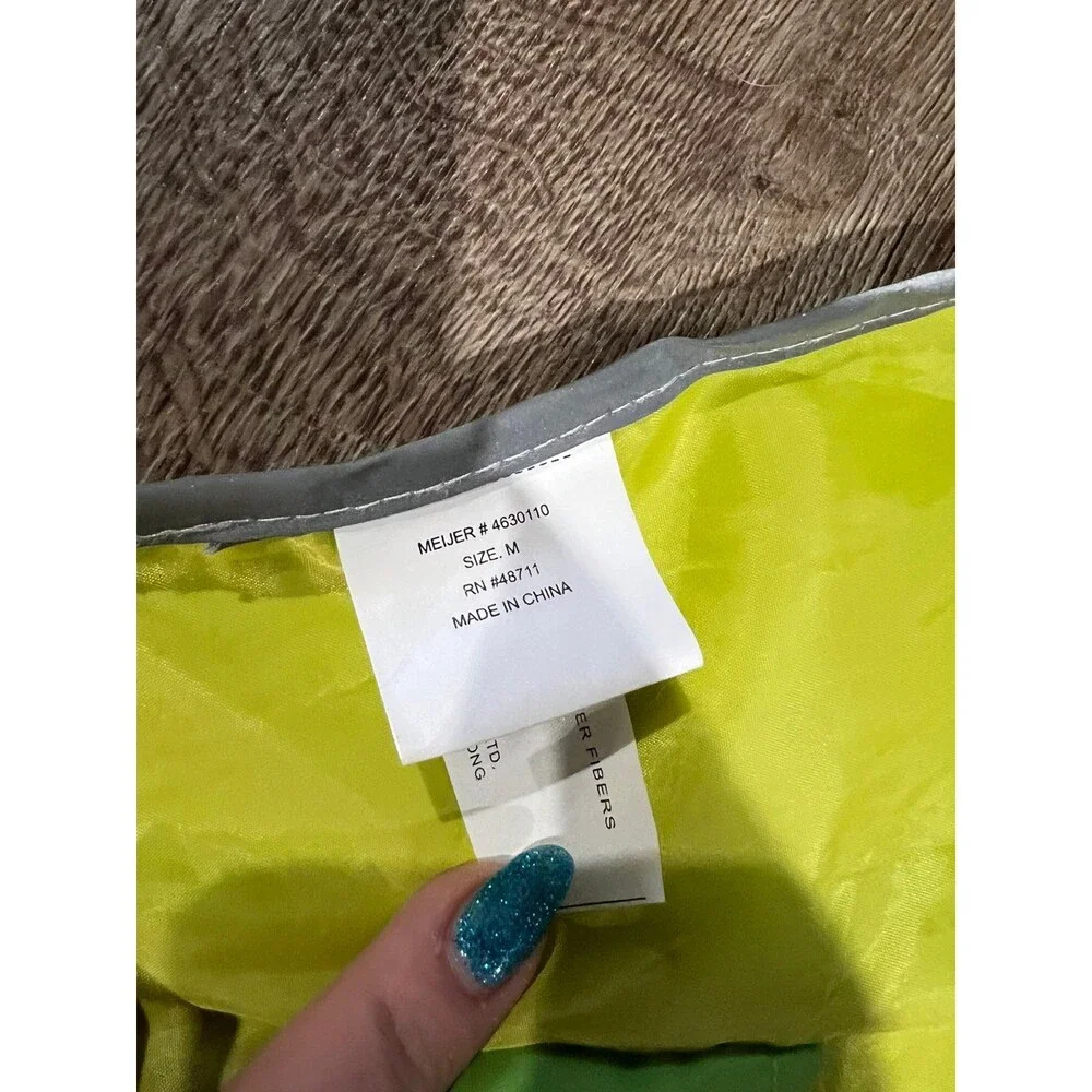 Dog Frog Raincoat Size Medium